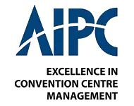 grafisk logotyp för AIPC, Excellence In Convention Centre Management