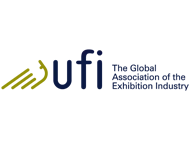 grafisk logotyp för The Global Association of the Exhibition Industry