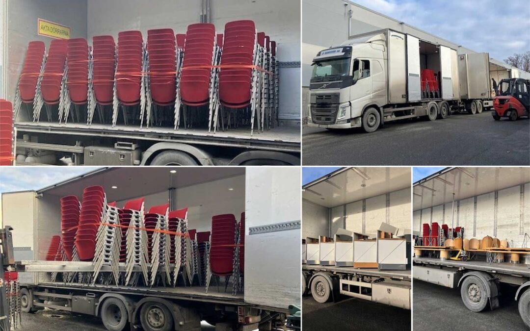 Furniture is recycled and given a new life