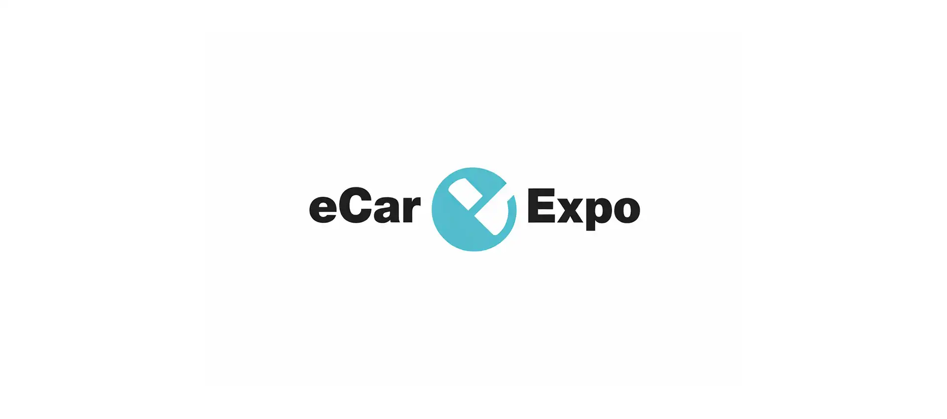 Graphic logotype for eCar Expo, taking place at Stockholmsmässan in 2026.