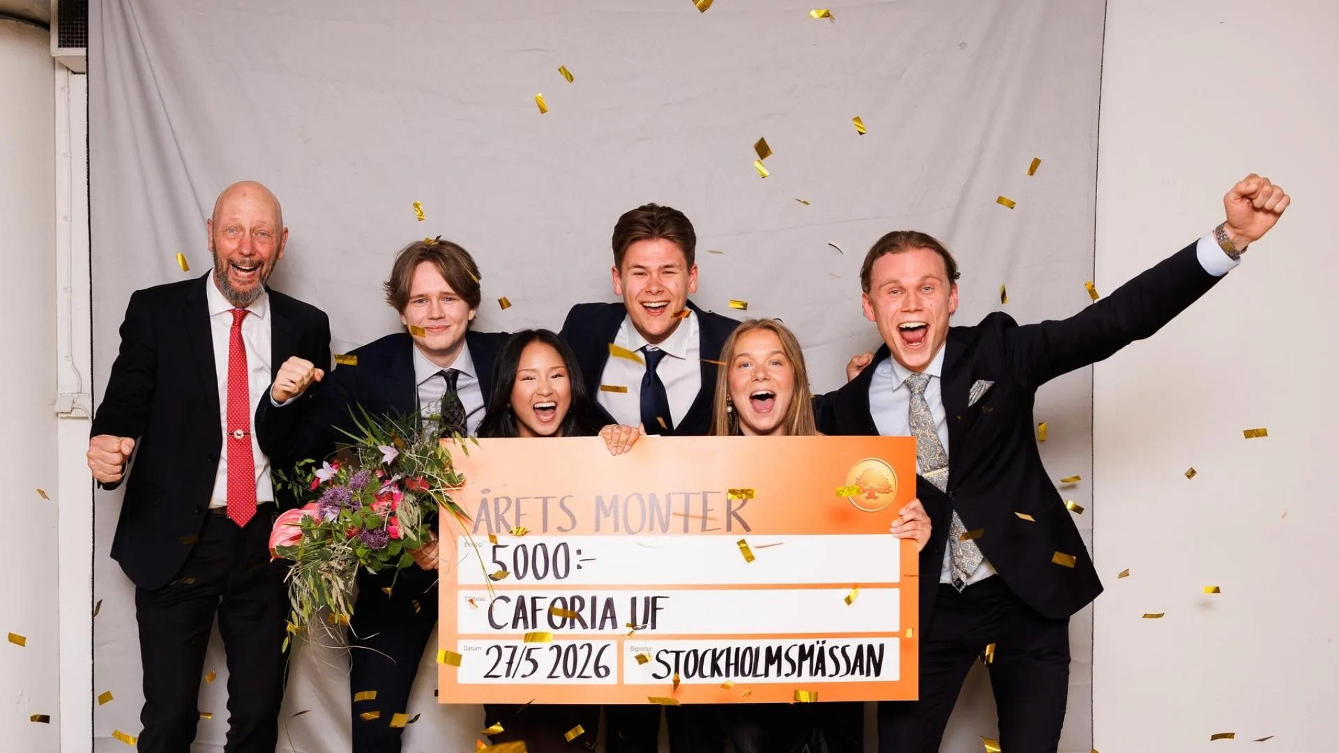 Framtidens kaffe tog hem Årets Monter på SM i Ung Företagsamhet 2026